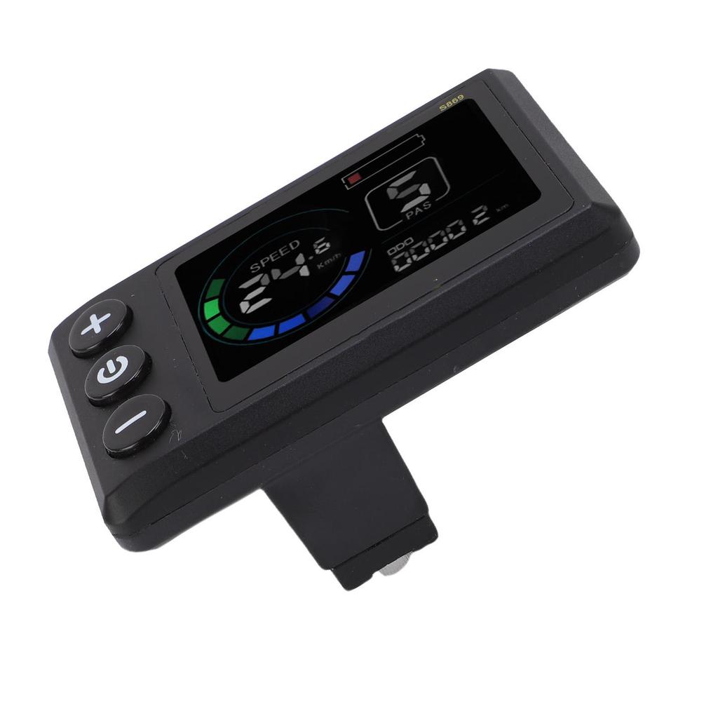 S869 Elektrisk Sparkesykkel LCD-skjermpanel med Sprutsikker Kontakt Sykling LCD Kontrollpanel