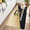 Flannel Kitchen Mat Pittsburgh Penguins Soft Area Rug Non Slip Floor Carpet Home Decoration