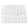 Mailbox for Classroom 24 Slots, Mail Sorter, Paper Organizer Storage, Mail Organizer for Home Library Office Classroom (White)
