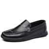 Men's shoes Business casual leather shoes Men's summer soft-soled Doudou shoes Soft leather soft-soled wear-resistant and deodorant loafers