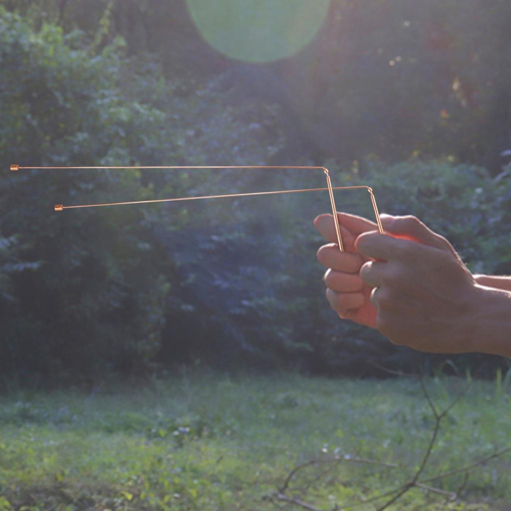 Zweierpack Qualitäts-Kupfer-Metalldetektor-Stangen zum Finden versteckter Schätze