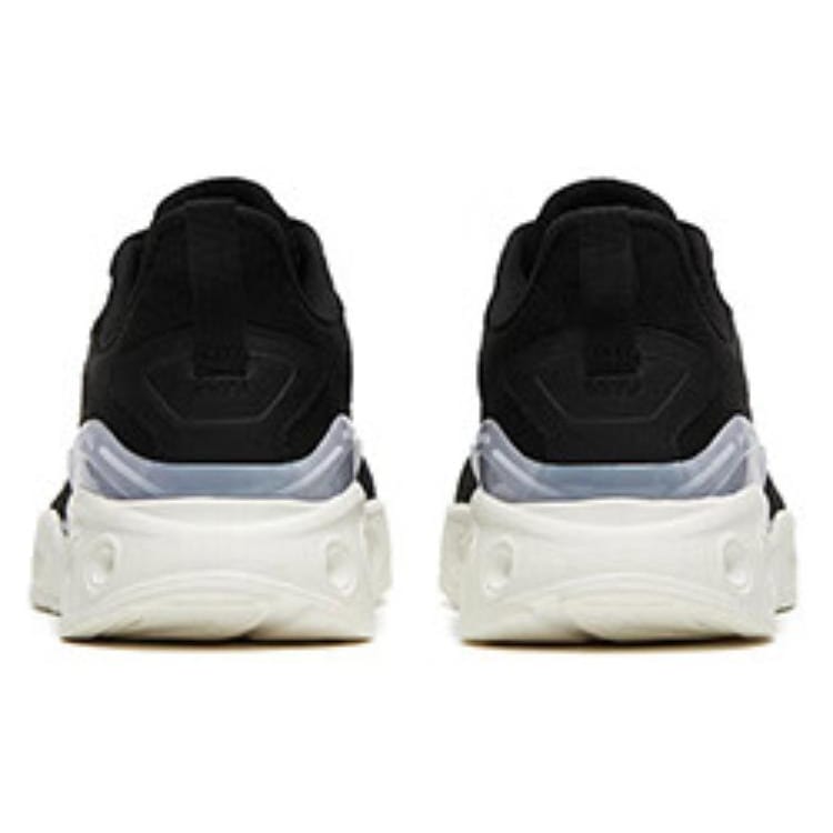 Anta Cushioning Slip Resistant Low top Running Shoes Women's Black White 122325520-6