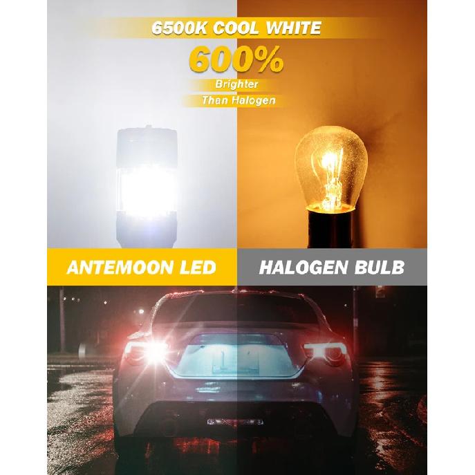 2pcs 1156 ba15s p21w Canbus Led Car Lights Turbo Diode Plug and Play SMD 1860 Chips No Error For Dacia Logan Jogger Spring