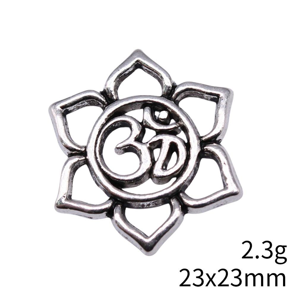 Flower Bud Charms Mini Floral Pendant Alloy Metal Leaf Findings Elegant Plant Jewelry Making Supplies For