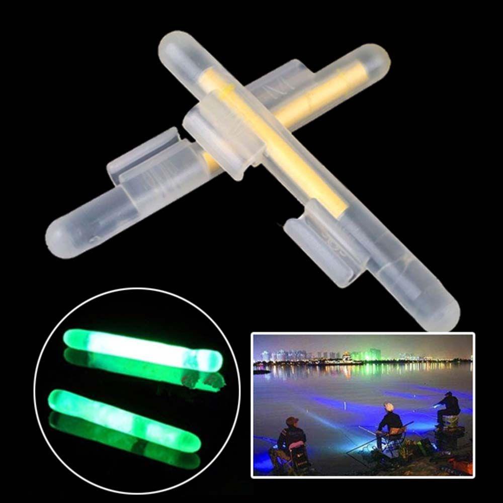 Luminous Clip On Fishing Rod Night Fishing Lightstick Glow Stick Fishing Float Light Sticks