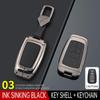 Crown Lu Fang Key Case for 24 Model Toyota 14th Gen Crown & Vellfire 2024 - Metal Leather Shell Buckle