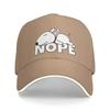 Classic Nope Bull Terrier Dog Baseball Cap Women Unisex Breathable Dad Hat PerforUnisexce