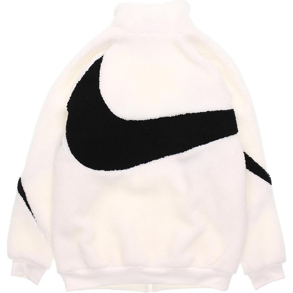 Nike Velvet Jackets Men's White Stand Collar Moderate (Unisex) Velvet Jackets DH2474 110