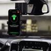 Car Rearview Mirror Phone Holder Telescopic Mobile Phone Stand Metal Mount for 4-7 Inch Cell Phones