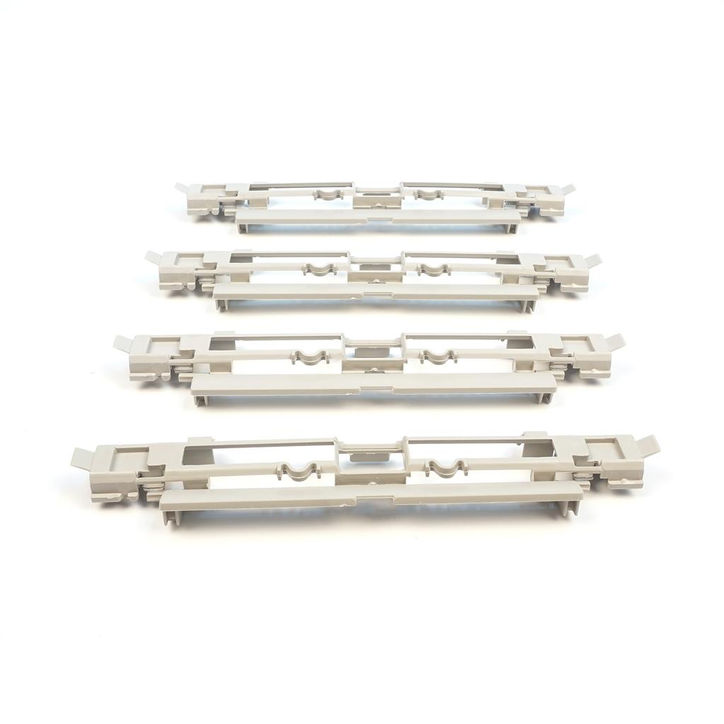 ESR545-1 4 Pieces Roof Rail Trim Strip Carrier Cover Rack Plug Lid Beige for Vauxhall Opel Astra H 2004-2014 Zafira B 2005-2015 5187877 5187878