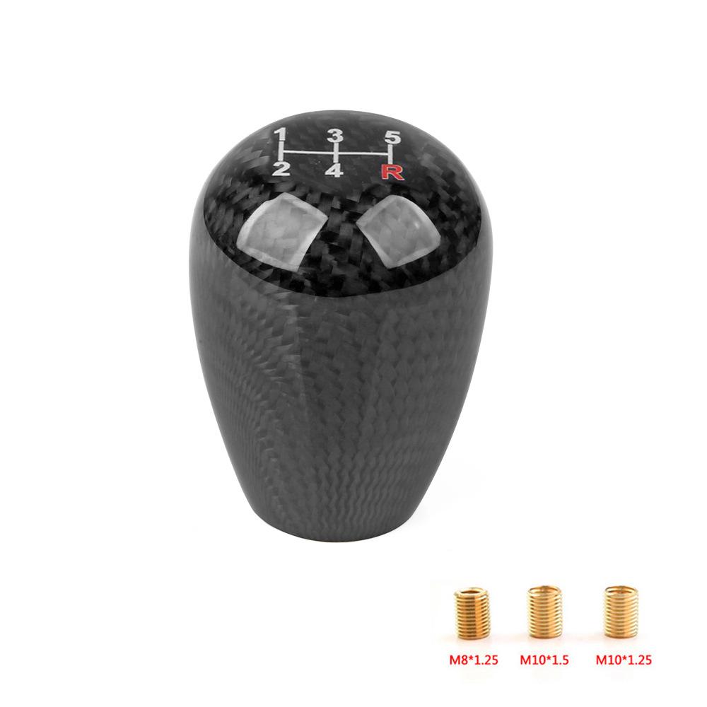 Carbon Fiber Gear Shift Knob for 5-6 Speed Cars