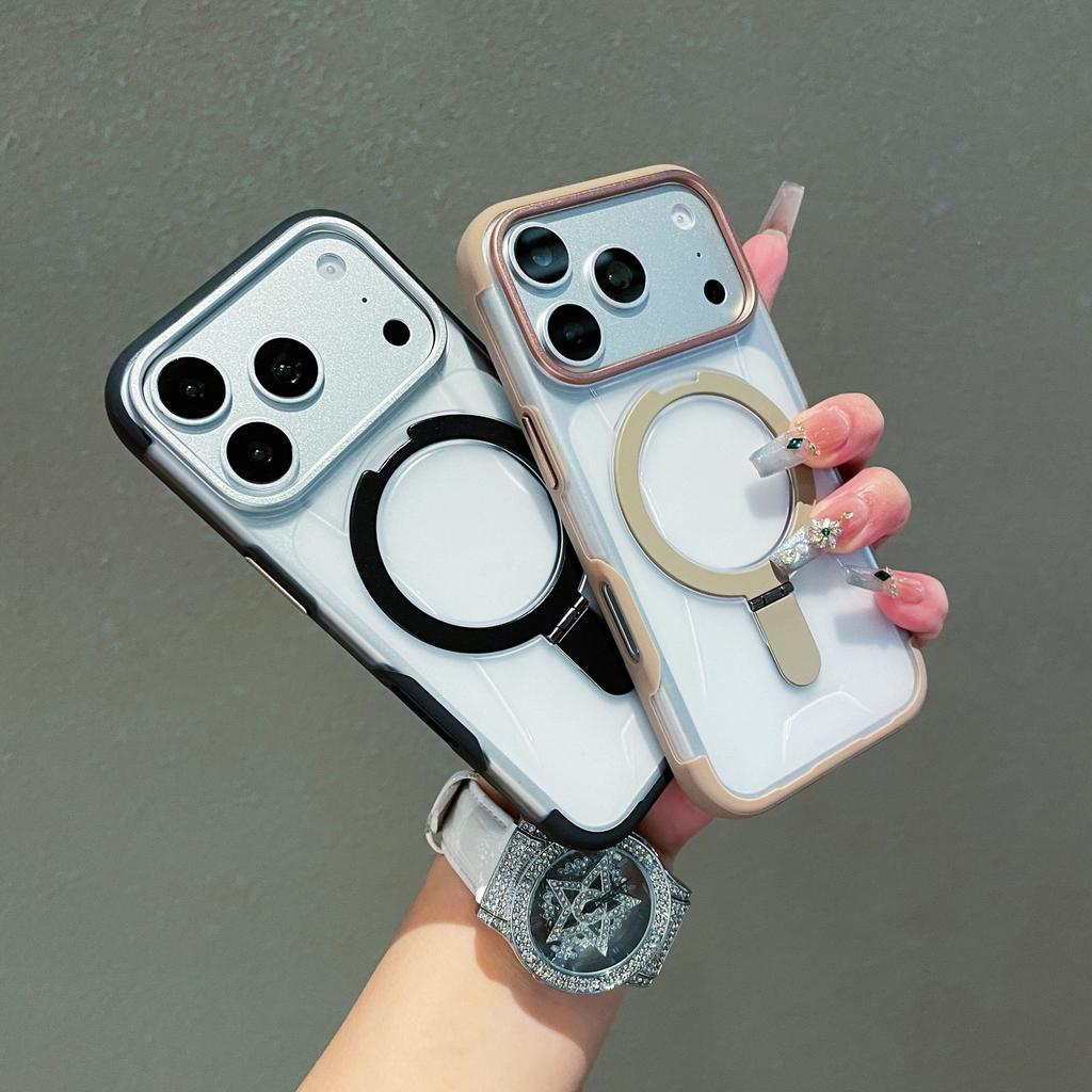 Kirin bracket applies to iPhone17Promax mobile phone case Apple 16Pro skin matte 15Pro protective case
