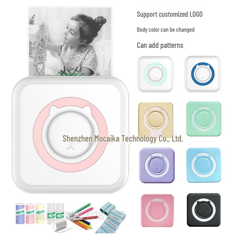 Portable Bluetooth Mini Thermal Label Printer for Students