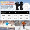 Heated Gloves Liner for Men Women Rechargeable Touchscreen Thermal Arthritis Gloves for Running Cycling Driving Ski Snowboarding