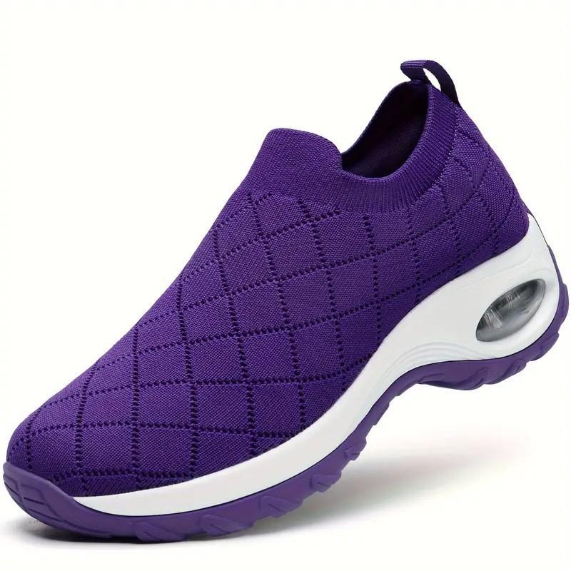 Women's shoes 2025 new simple, fashionable and comfortable shoes, one-pedal socks, multi-color casual shoes for women