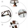 Pet Products Genuine Leather Dog Vest Harness For Medium Large Dog Pets Professional Dog Vest Collar Hand Chest Straps