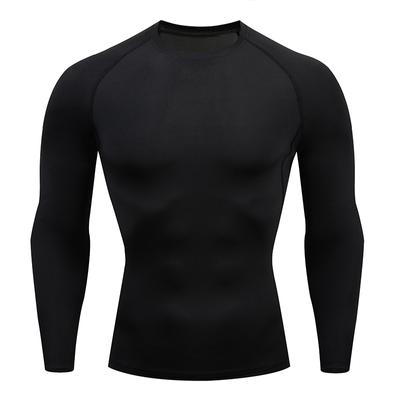 Compression Shirt Men Rashgard Fitness Long Sleeve Running Shirt Man Gym Under T Shirt Football Jersey Sportswear Tights