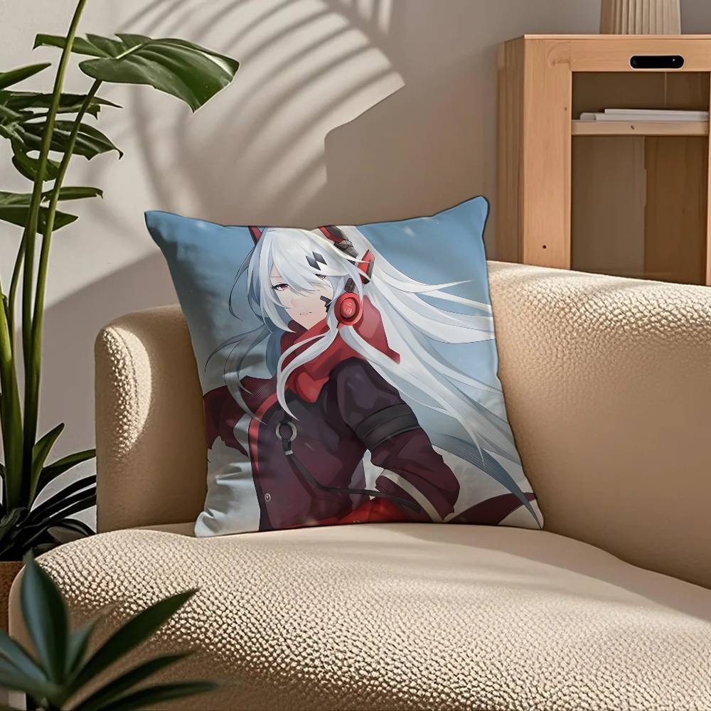 P-Punishing G-Gray R-Raven Pillow Case Comfort Sofa Bed Silky Elegant Invisible Zipper Custom Decorative Cushion Cover