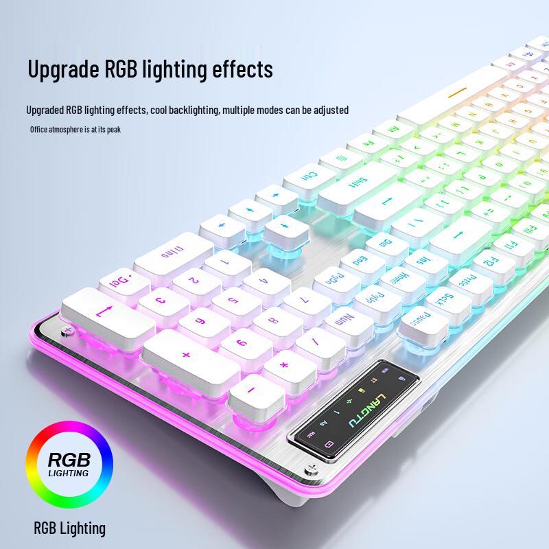 Langtu L1 Tri-Mode Silent Membrane Keyboard with RGB Backlight