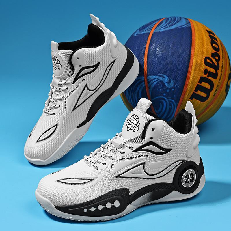 

Баскетбольная обувь фабрики Jinjiang спортивная обувь осень новые износостойкие нескользящие ботинки профессиональные настоящие боевые ботинки профессиональные 45