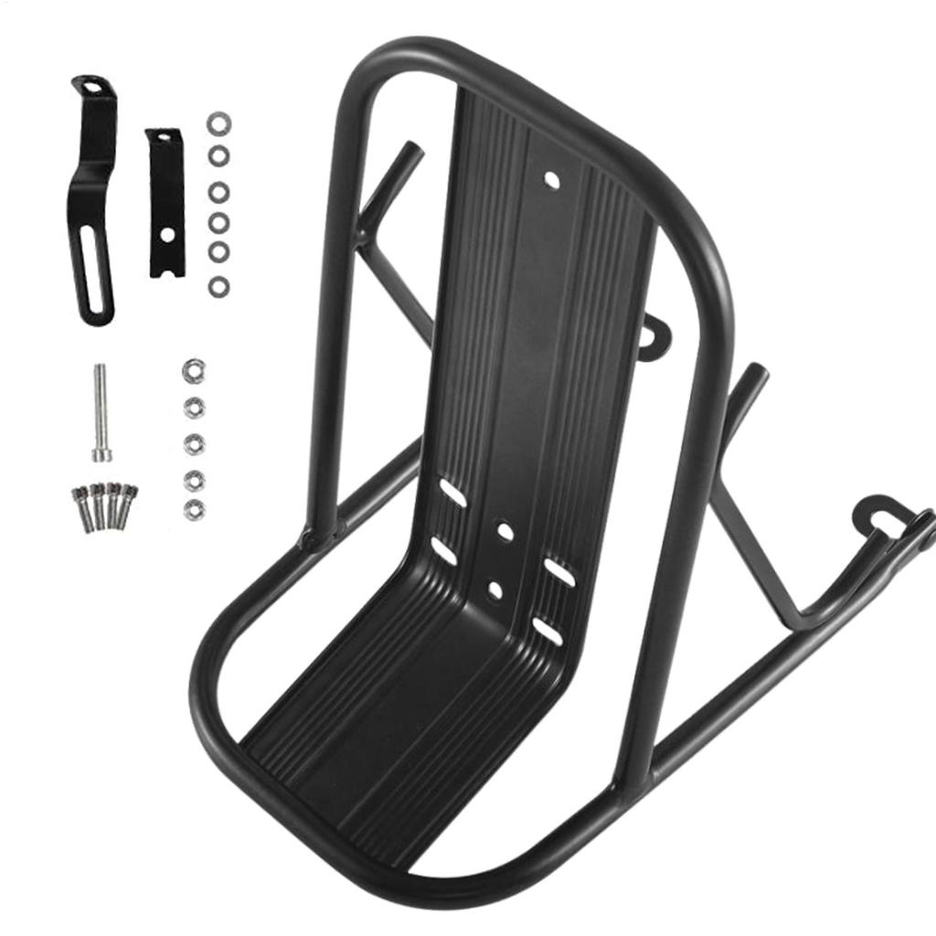 Przedni bagażnik rowerowy na rower górski Uchwyt koszyka Aluminiowy uchwyt bagażowy na przedni widelec do jazdy rowerowej Sprzęt rowerowy