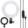 6 Inch Live Broadcast Fill Light Plastic Mobile Phone Video Ring Light for Selfie Makeup