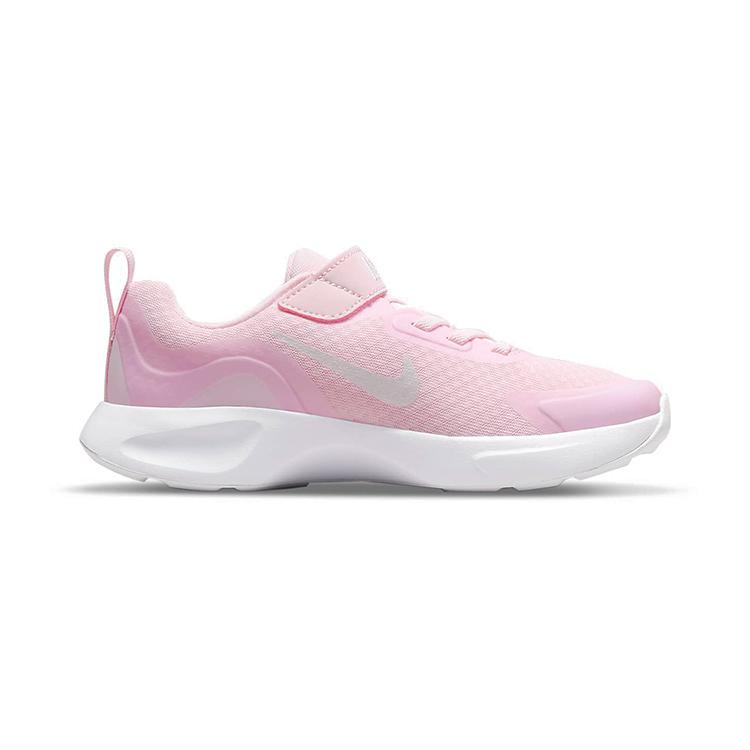 New Nike Wearallday Slip Resistant Cushioning Low Top Running Shoes Pink White Children Aged 3 7 Years Old CJ3817-601