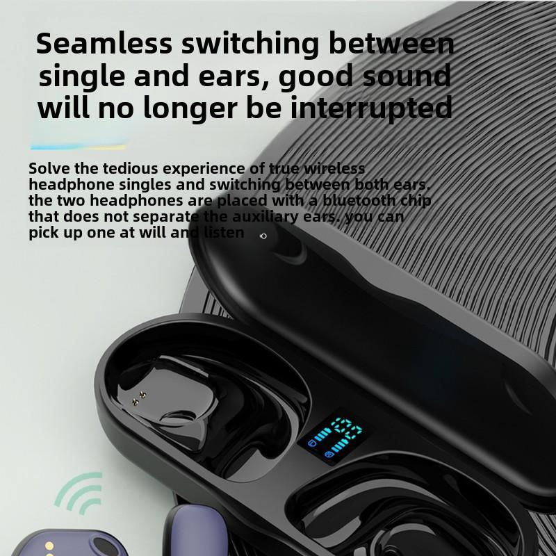 Κρεμαστά Ακουστικά Bluetooth Υψηλής Ισχύος Δεν Εφαρμόζουν στο Αυτί Κίνηση Τρελή Δεν Μπορούν να Αποκολληθούν Ακουστικά Bluetooth Υψηλής Ποιότητας Ήχου