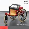 1/12 1886 Vintage Classic Car No.1 Alloy Car Model Simulation Tricycle Toy for Children Gift Collection F499