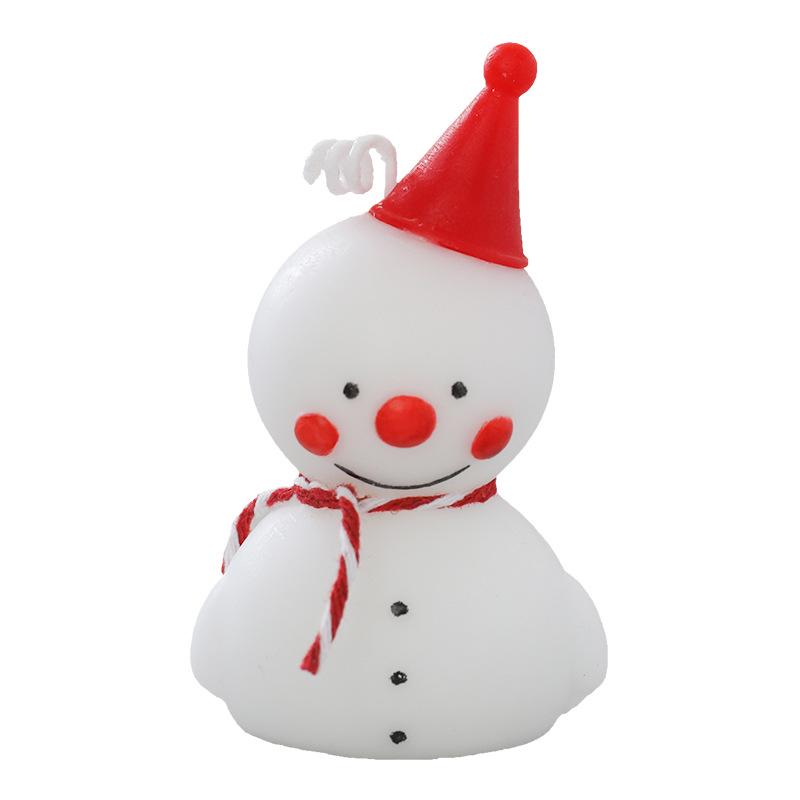 Snowman Christmas Scented Candle – Handmade Creative Aromatherapy Gift