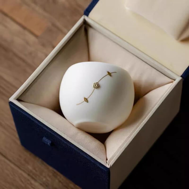 Jun Seventeen Mutton Fat Jade Ceramic Teaware