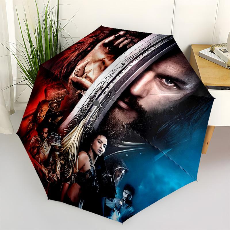 

Warcraft, Fantasy Automatic Opening and Closing, 8 rib Structure Portable Umbrella, Suitable for Men and Women in All Seasons Perfect Gift
