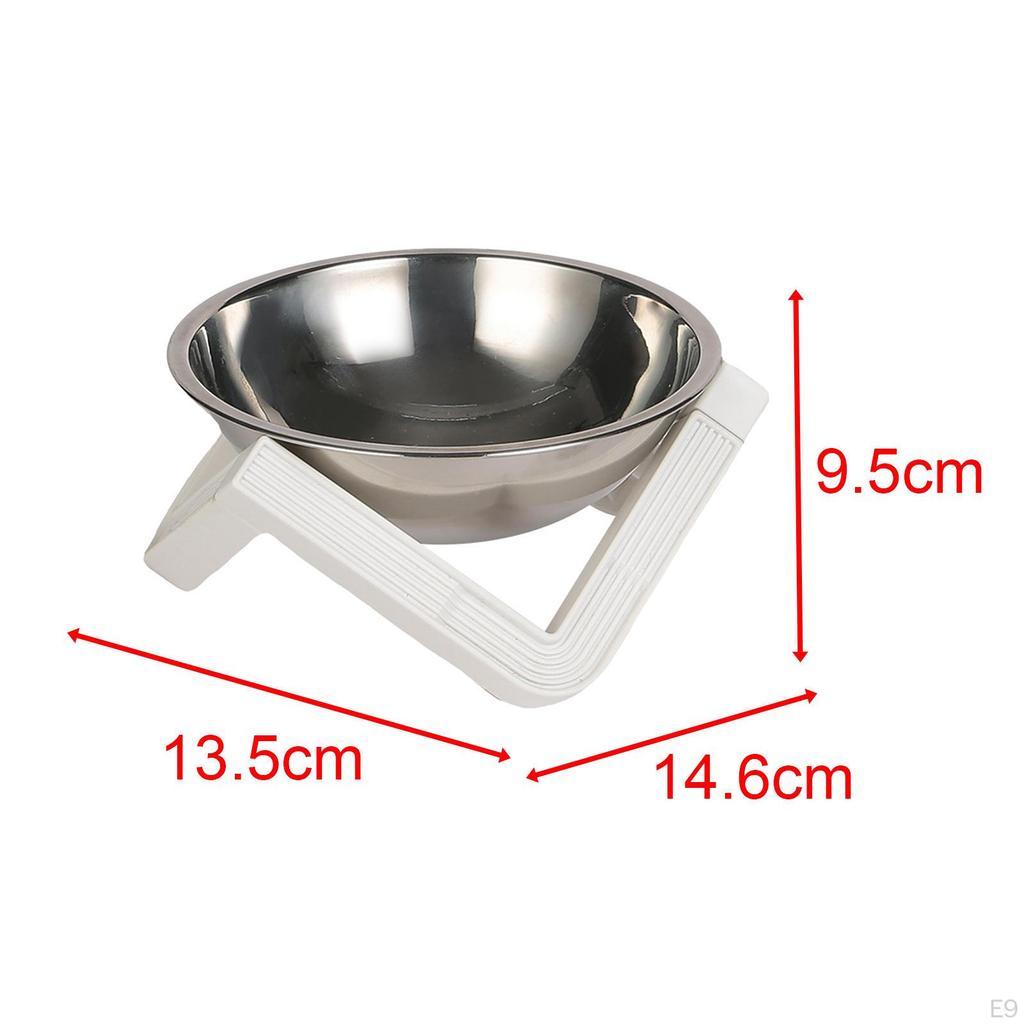 Adjustable Cat Bowl - Elevated Pet Feeder for Indoor Cats and Kittens