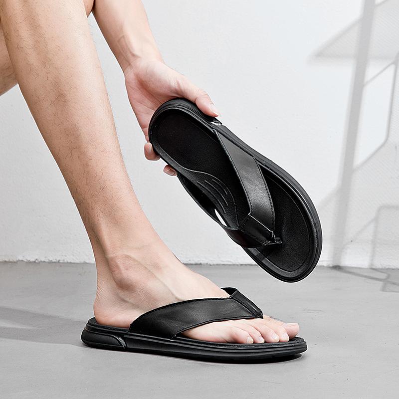 Summer fashion men slippers Anti-Slippery comfort breathable Designer Men Sandals Beach Shoes outdoor Casual  Flip Flops