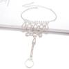 Elegant Rhinestone Finger and Toe Anklet: Women's Bohemian Beach Luxury Foot Jewelry
