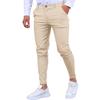 European and American New Men's Solid Color Texture Casual Small Foot Dress Pants Slim Cone Four Seasons Explosion