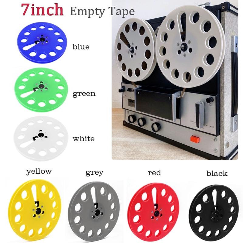 New Multiple Hole Plasic Reel 1/4 7Inch Open Tape And Nab Hub Disk Takeup Reel For Professional Recording