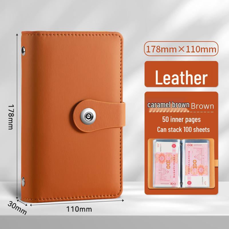 2024 Large Capacity Cash Savings Book with Password Lock - Portable Financial Management and Receipt Storage