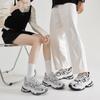 Spring and Autumn Cool Run Classic Dad Shoes N-word Women's Shoes Couple Thick-soled Height-increasing Sneakers Casual Shoes