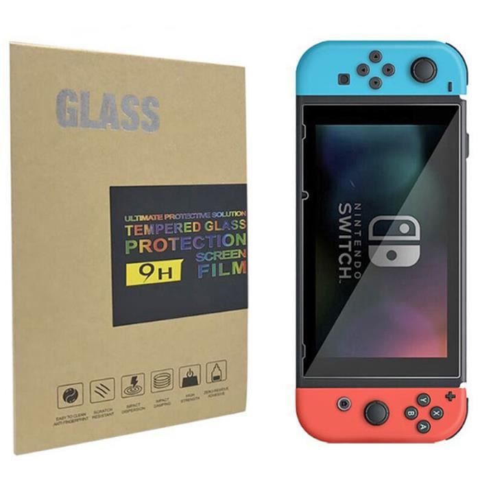 Schutzfolie Gehärtetes Glas Härtegrad H9 für Nintendo Switch NS Konsole