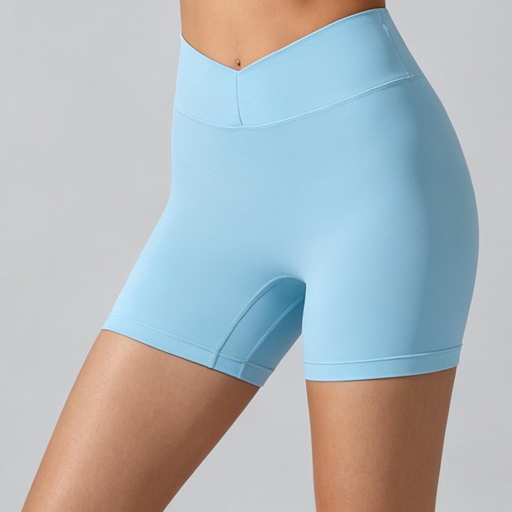 High Waist Compression Yoga Shorts for Women Tummy Control Butt Lift Quick Dry Stretchy Running Fitness Biker Leggings