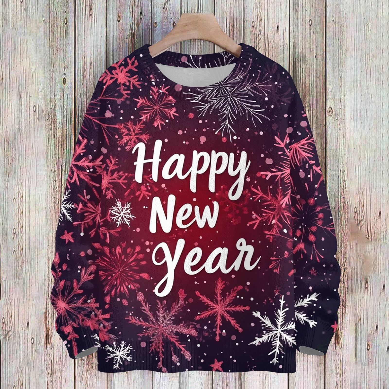 Свитшоты для женщин Вязаный свитер Милая рубашка Осенний круглый вырез Пуловер Топы XXL киноварь