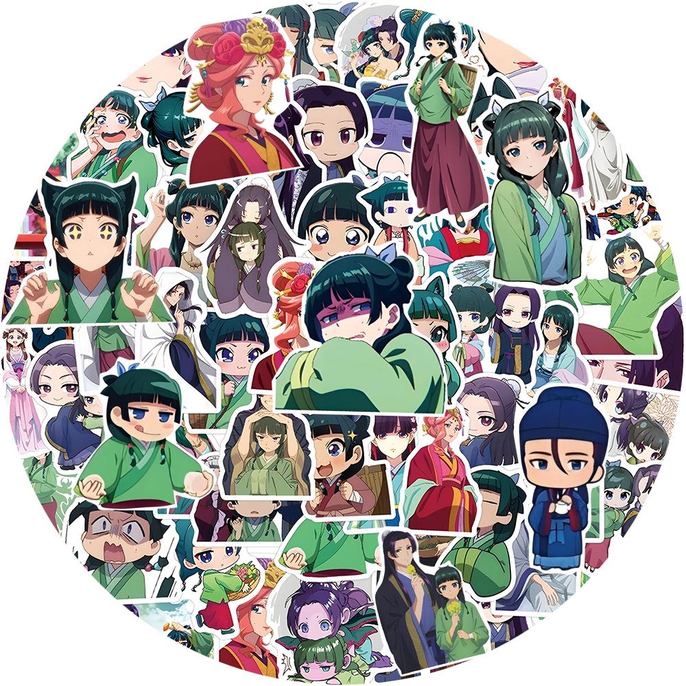 10/30/50/120pcs Maomao Apothecary Diaries Anime Stickers Jinshi Cartoon Decals Toys Waterproof Graffiti Car Laptop Phone