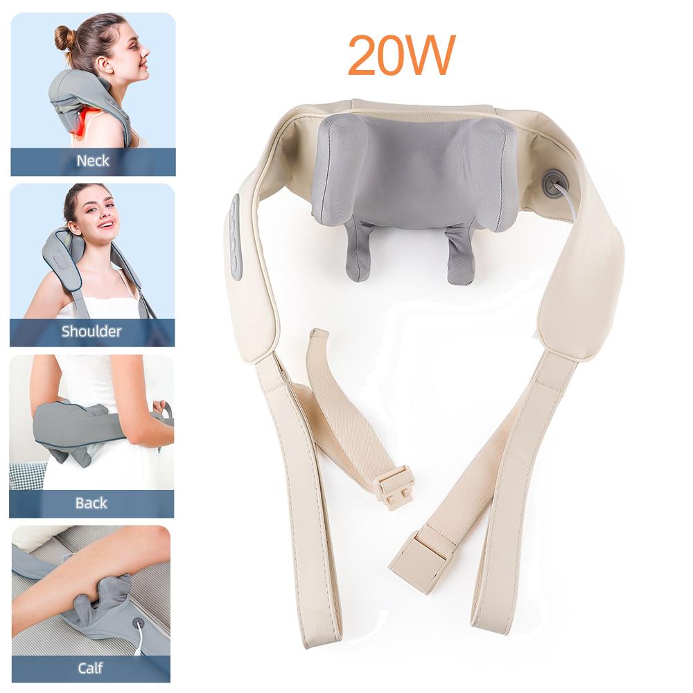 

Foreverlily 26W Neck Shoulder Massager Brushless Motor Body Kneading Massage Shawl Trapezius Neck Back Cervical masajeador