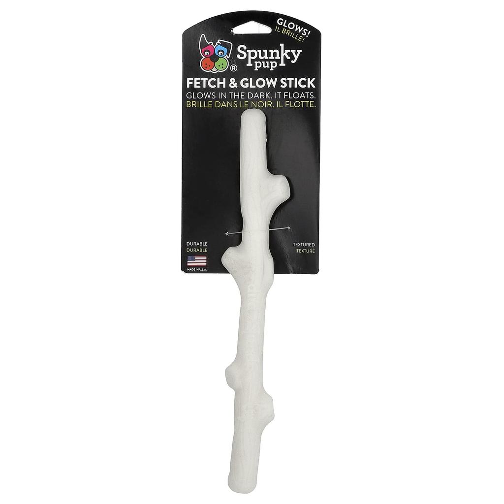 Spunky Pup Fetch & Glow, Stick, 1 Toy