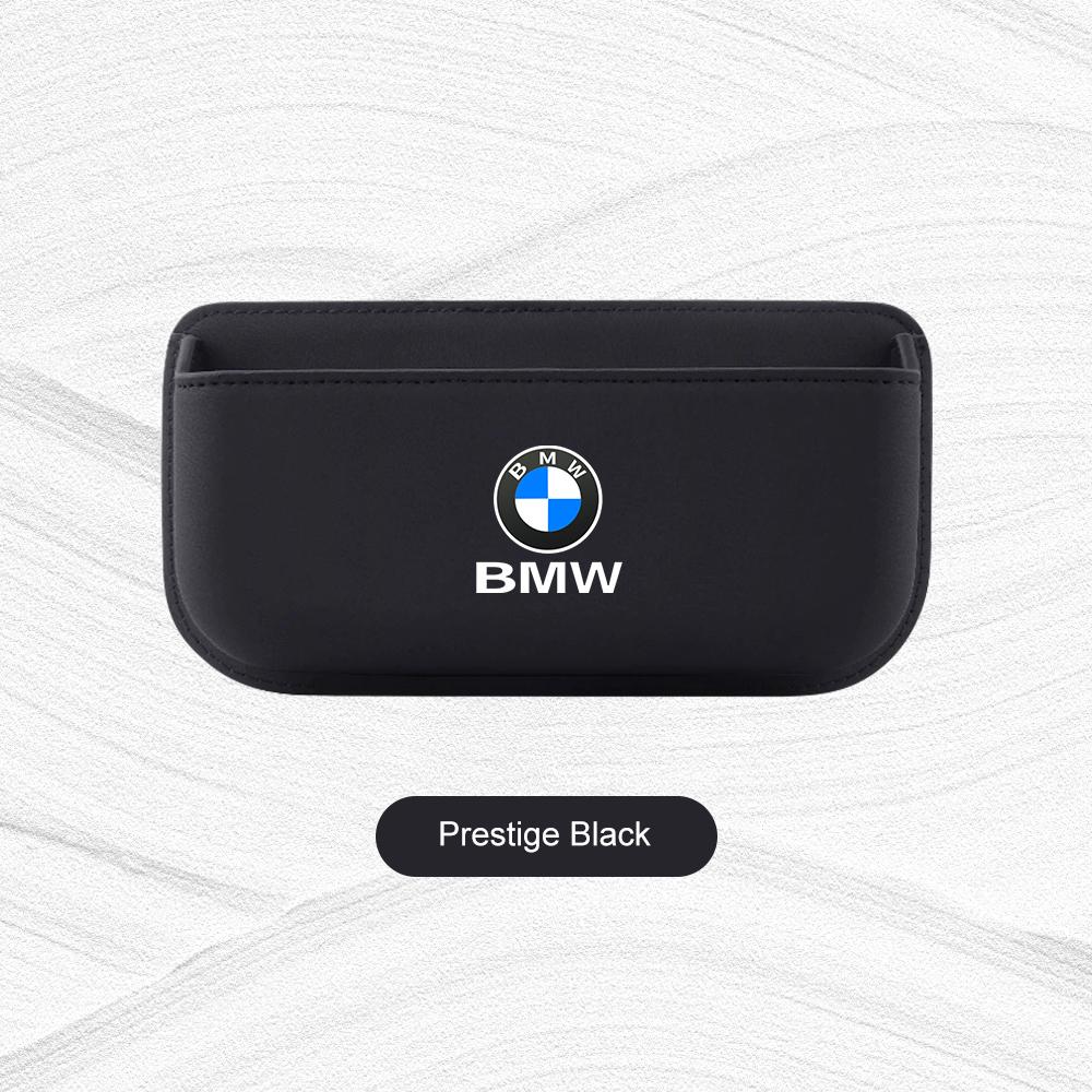 Leather Car Side Pocket Organizer Bag For BMW M M3 M5 E36 E39 E46 E60 E91 F48 F25 F15 F10 F01 X1 X3 Door Adhesive Storage Pouch npmk56
