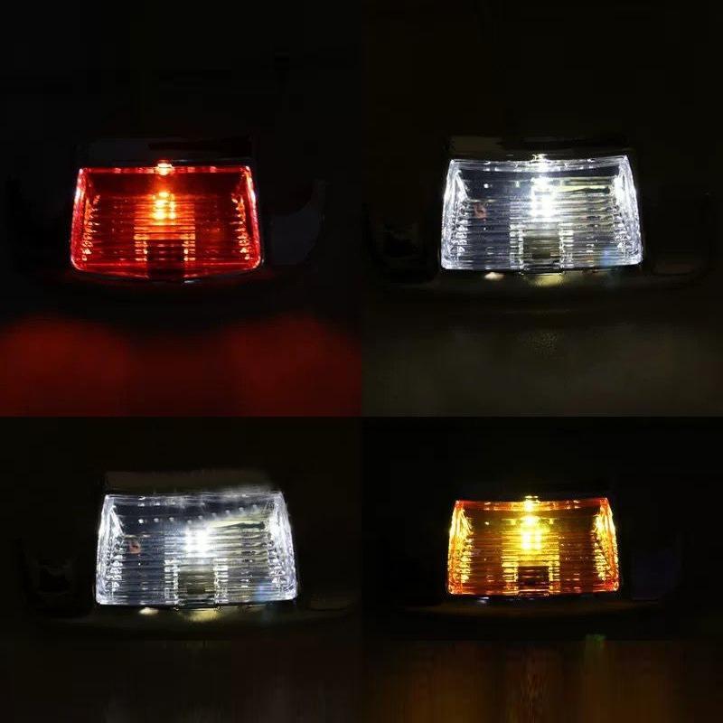 Motorcycle Edge Front Rear Fender Tip Light Lamp For Harley Heritage Softail Electra Glide Road King FLHR FLSTC 1996-2013  LED