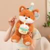Birthday Cake Bear Plush Toy Teddy Bear Doll Fox Pillow Cute Doll Birthday Gift