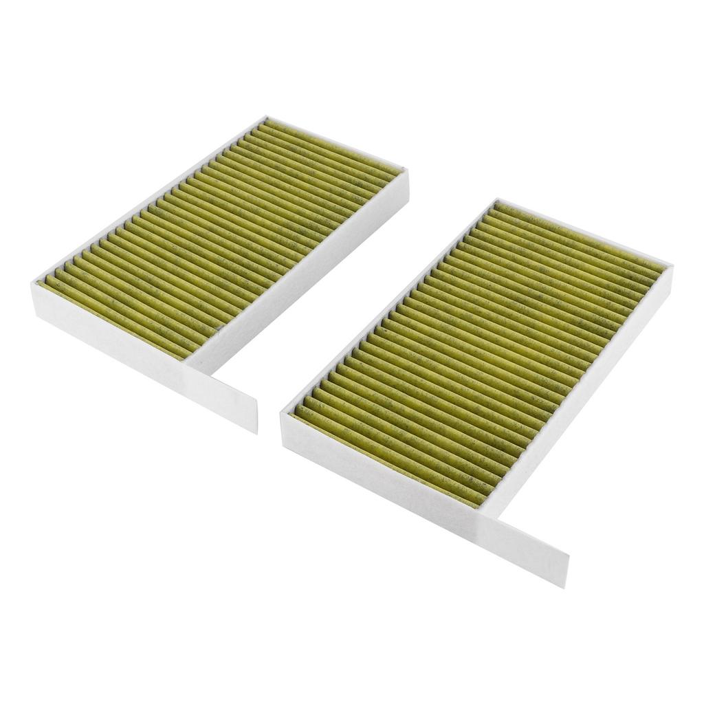 2 stücke Aktivkohle Kabine Luftfilter Reiniger Zubehör Fit für Tesla Modell 3 Modell Y 20192021