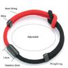 Trendy Men Bracelet Sliding Adjustable Stainless Steel Magnetic Clasp A Grade Rope Wristband Boyfriend Hand Accessories Hombre